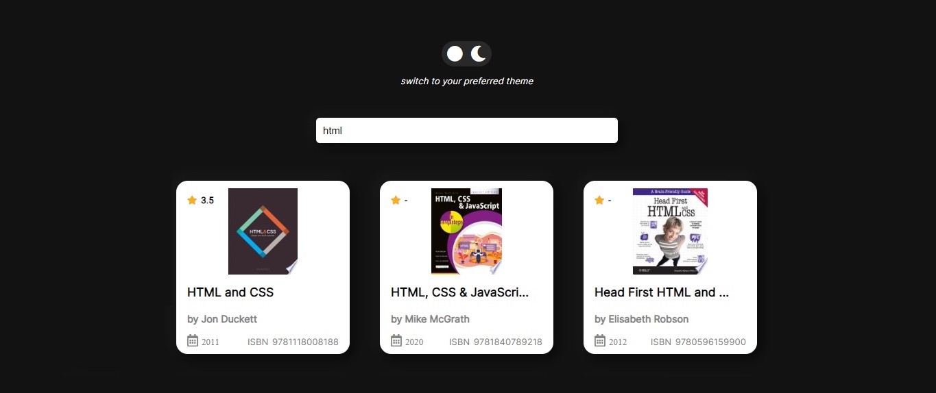 Project 2 - Online Book Finder