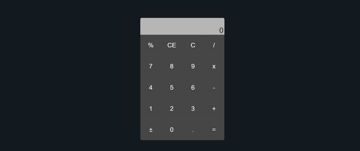 Project 3 - Online Calculator